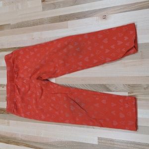 Old Navy Girls Heart Leggings 3T